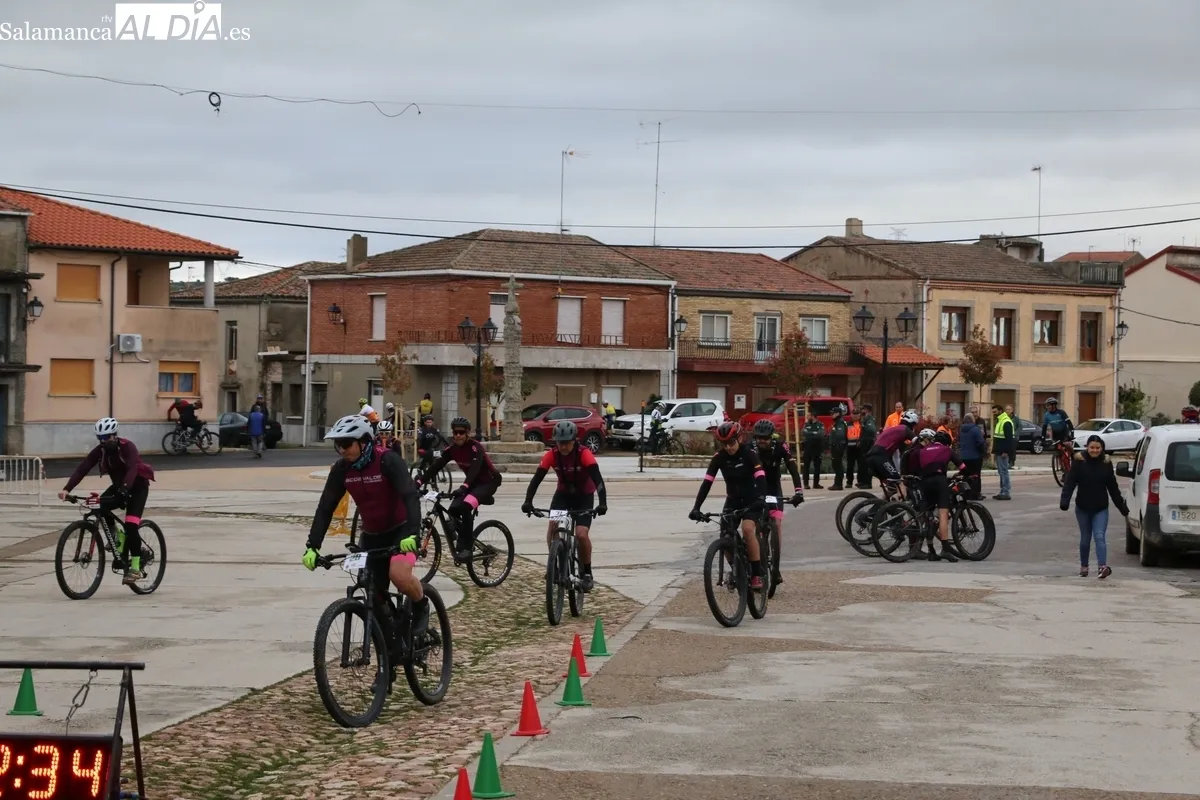 Hasta 89 corredores tomaban la salida este sábado en la IV BTT Infierno Verde de Vilvestre / CORRAL