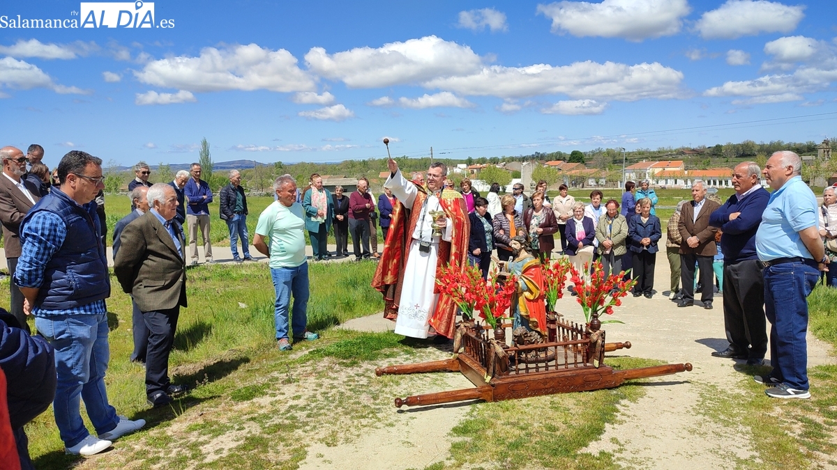 Fiesta de San Marcos en Cerezal de Peñahorcada con bendición de campos