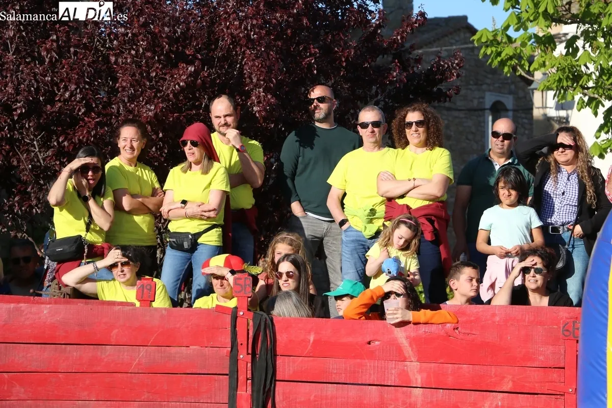 Divertido Gran Prix de peñas en Yecla de Yeltes a cargo de Encierros Infantiles Huertos / CORRAL