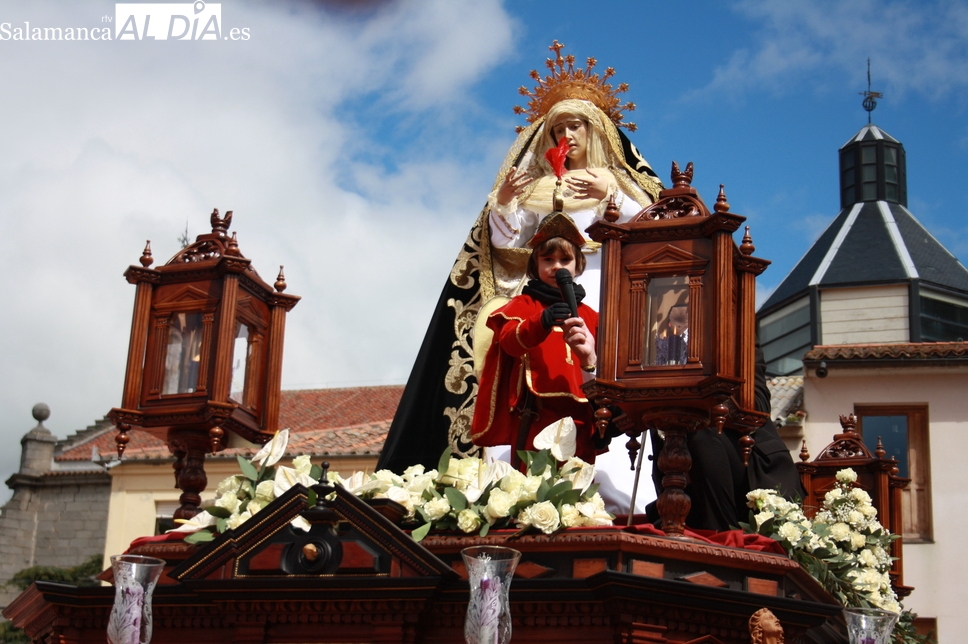 Desbordante emoción en una multitudinaria Procesión del Resucitado en Peñaranda