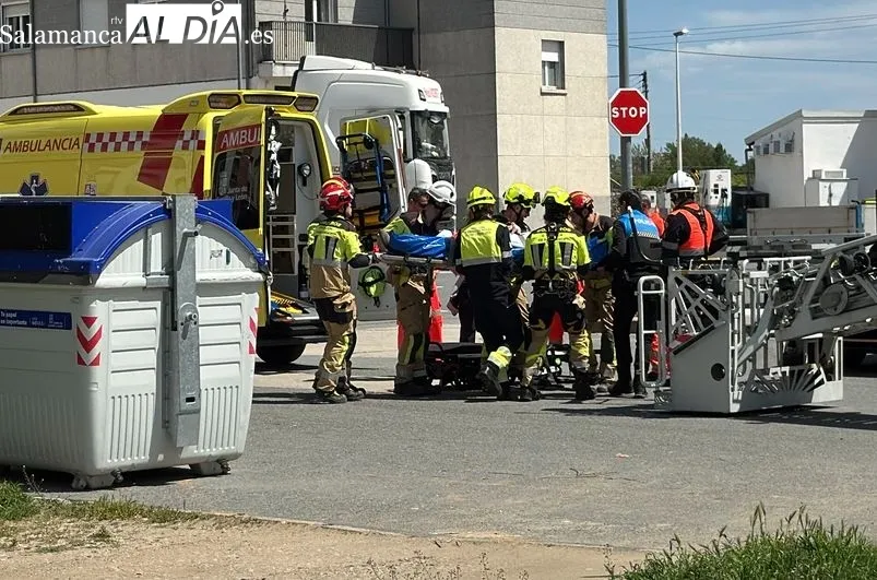 Foto 3 - Rescate de altura en Alba de Tormes