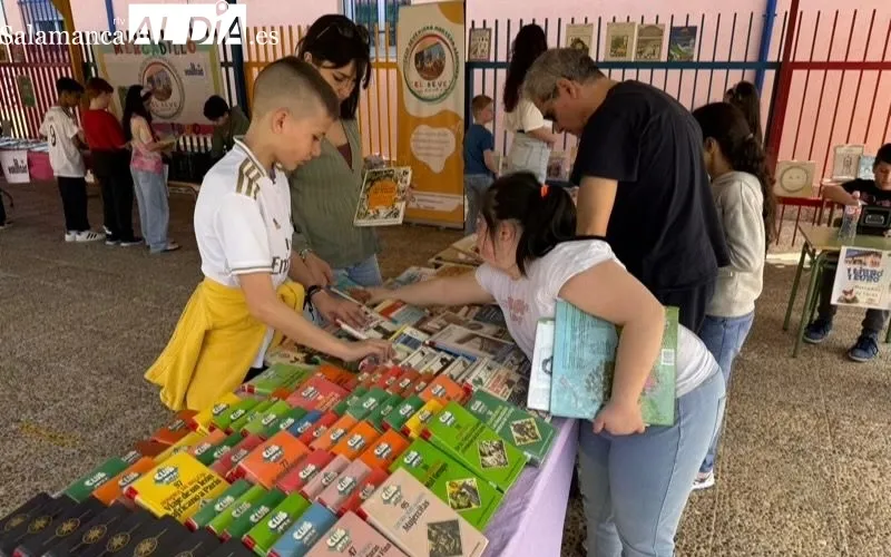 Mercado de libros en el CEIP Severiano Montero