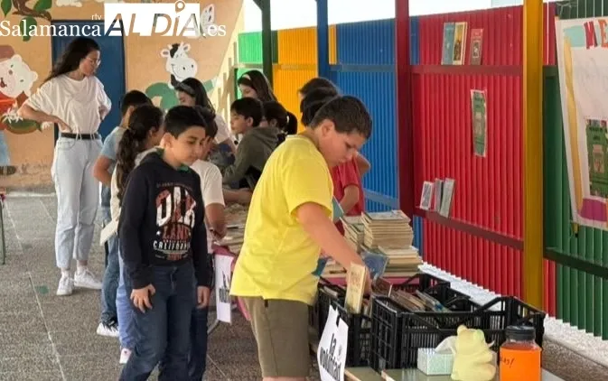 Mercado de libros en el CEIP Severiano Montero