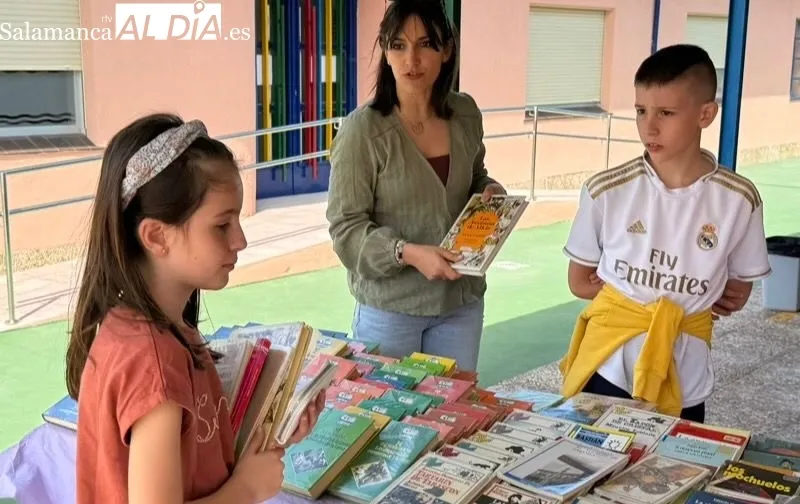 Mercado de libros en el CEIP Severiano Montero