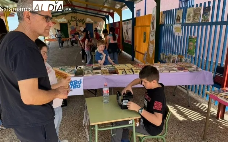 Mercado de libros en el CEIP Severiano Montero