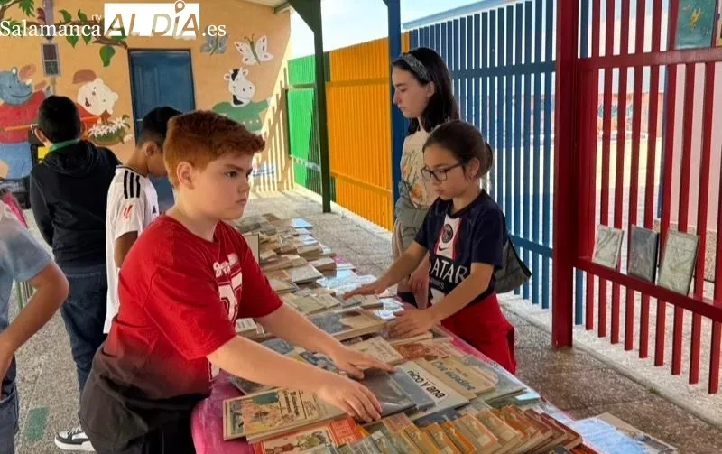 Mercado de libros en el CEIP Severiano Montero