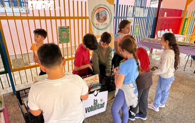 Mercado de libros en el CEIP Severiano Montero