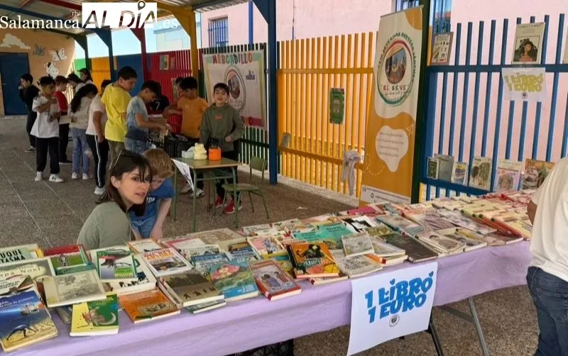 Mercado de libros en el CEIP Severiano Montero