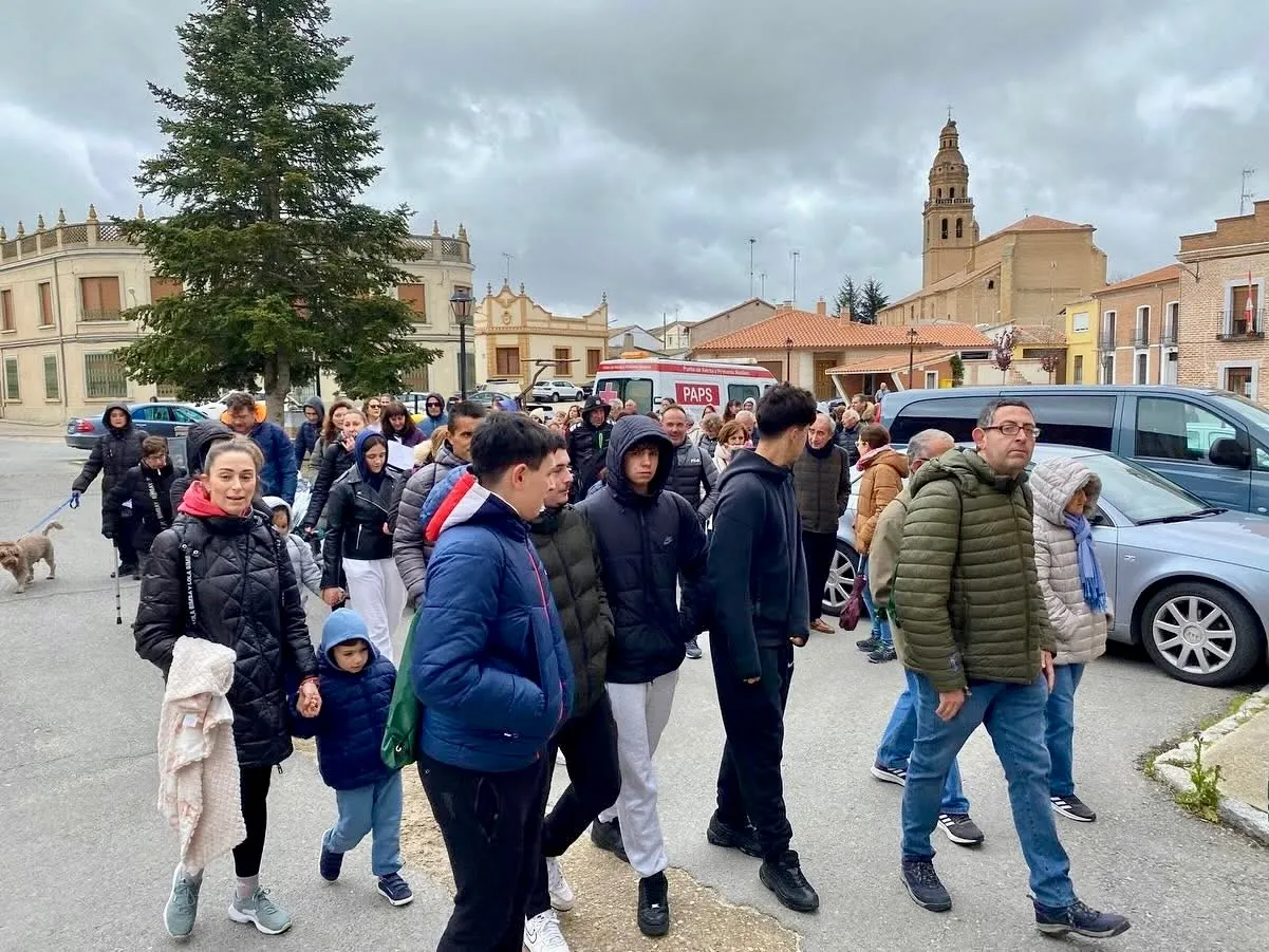 Palaciosrubios organizaba una Marcha Solidaria en favor de la Asociación CDKL5. Fotos Diputación