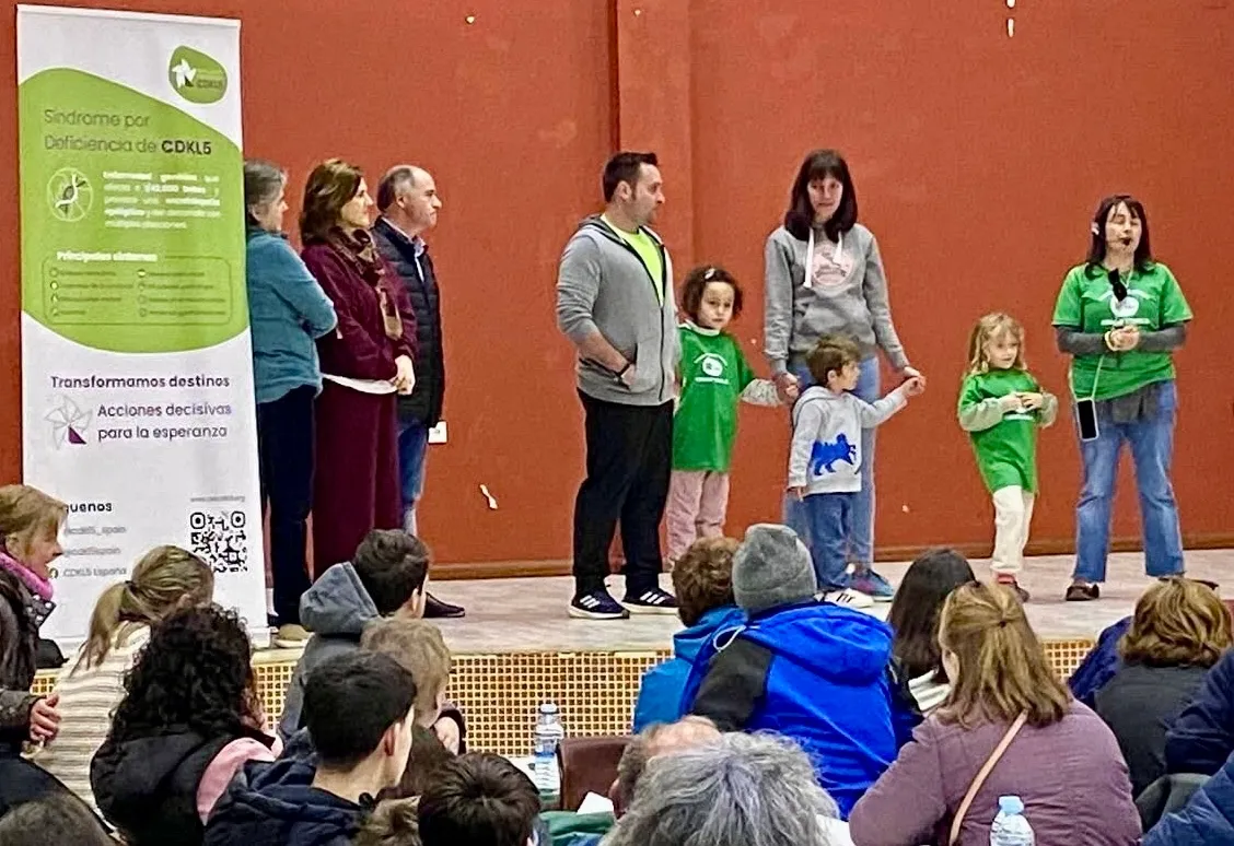 Palaciosrubios organizaba una Marcha Solidaria en favor de la Asociación CDKL5. Fotos Diputación
