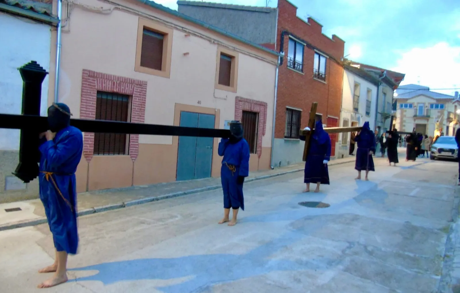 Procesión del Santo Entierro en Macotera. Fotos José Guerras