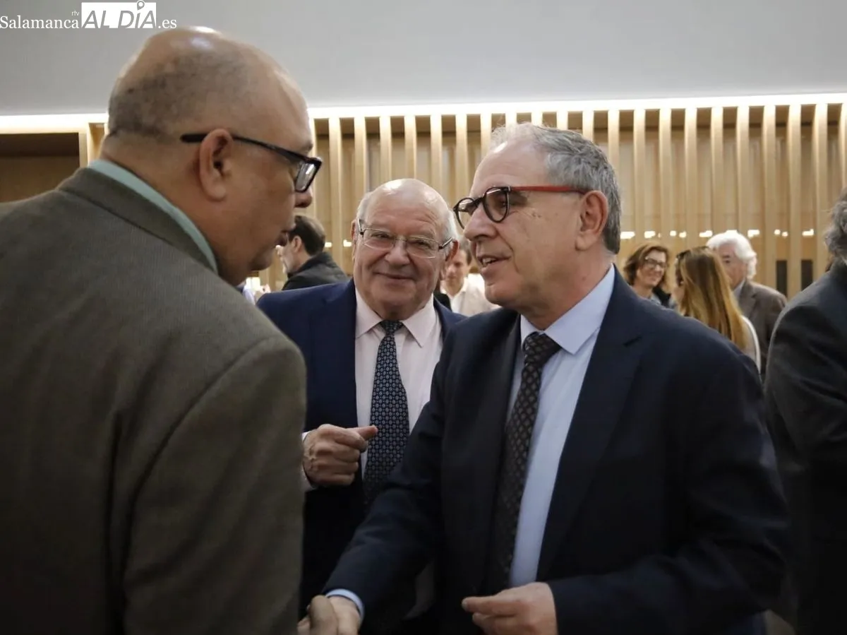 La Universidad de Salamanca presentaba su Plan Estratégico a la sociedad civil en el Centro Internacional del Español. Foto de David Domínguez