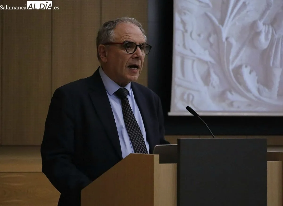 La Universidad de Salamanca presentaba su Plan Estratégico a la sociedad civil en el Centro Internacional del Español. Foto de David Domínguez
