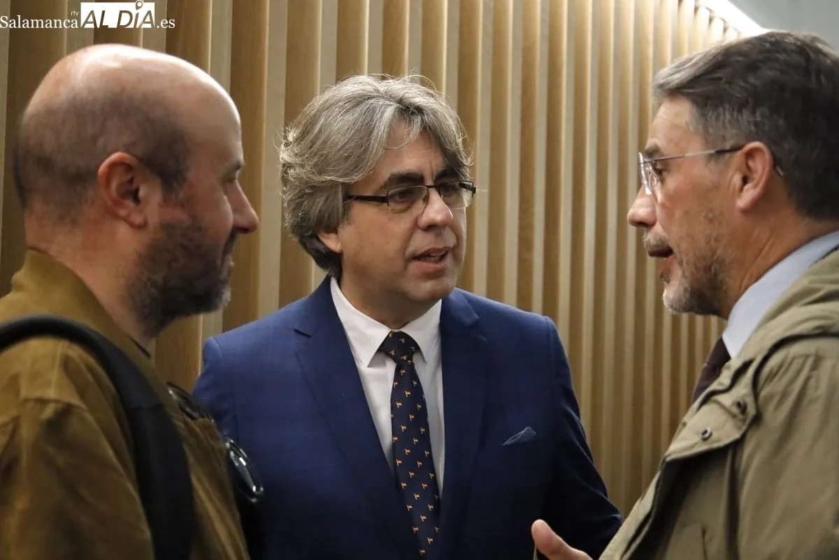 La Universidad de Salamanca presentaba su Plan Estratégico a la sociedad civil en el Centro Internacional del Español. Foto de David Domínguez