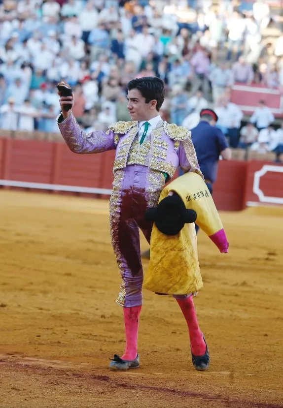 Marco Pérez en La Maestranza | Fotos: Empresa Pagés 