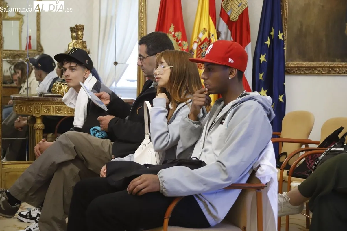 Presentación en el Ayuntamiento de Salamanca del IX Encuentro Nacional de Escuelas de Segunda Oportunidad. Foto de Ángel Puma
