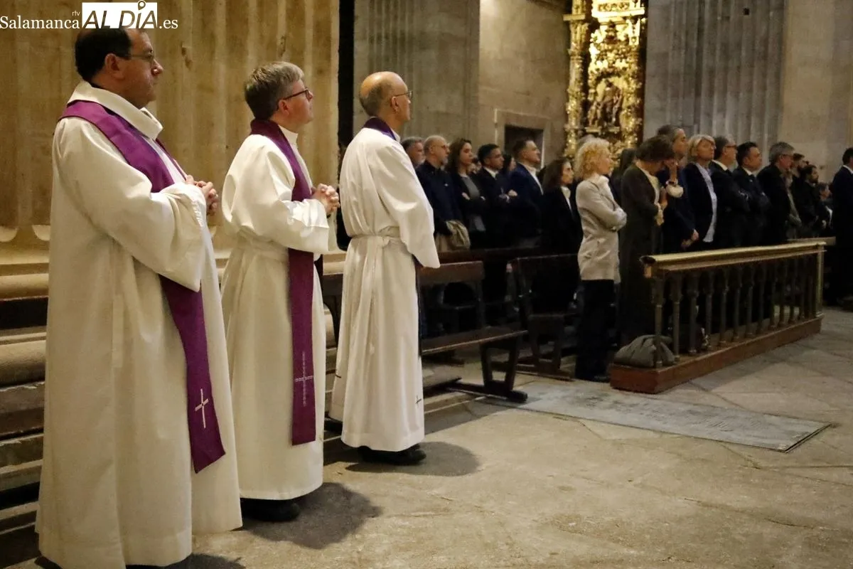 Misa funeral por el Papa Francisco en La Clerecía. Foto de David Domínguez