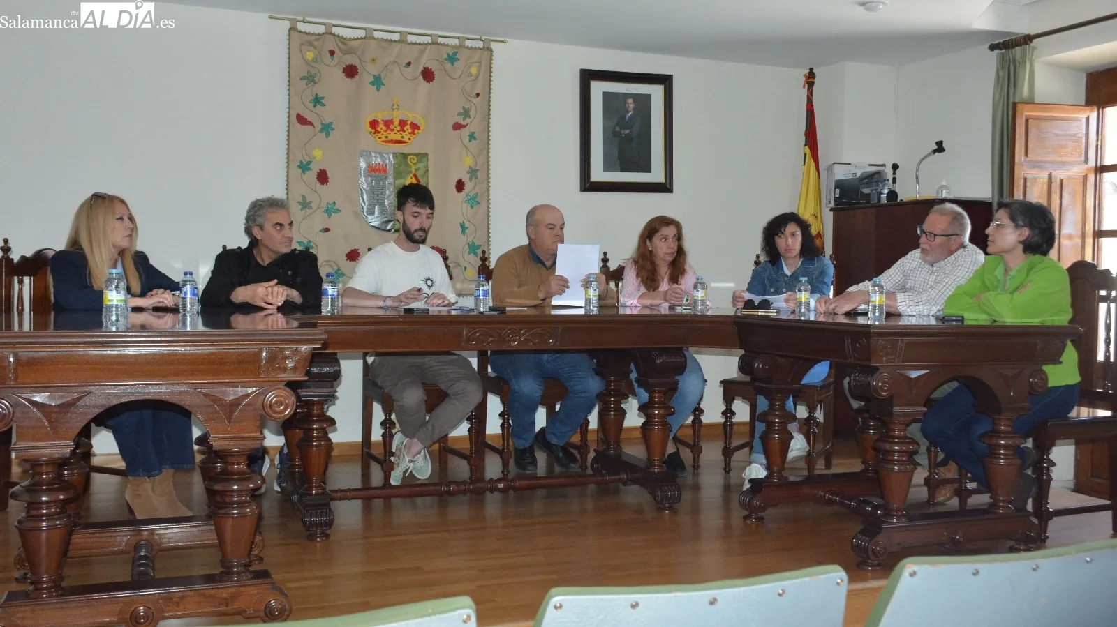 Nuevo equipo de gobierno del Ayuntamiento de Lumbrales, tras la aprobación de delegaciones