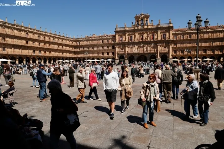 Foto 3 - FOTOS | La primavera se apodera de la Plaza Mayor de Salamanca