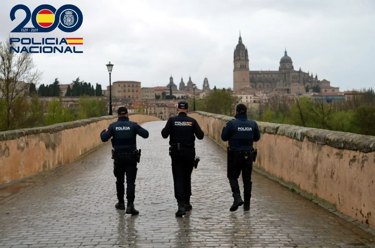 Policía Nacional y Policía de Portugal realizan patrullas conjuntas en Salamanca