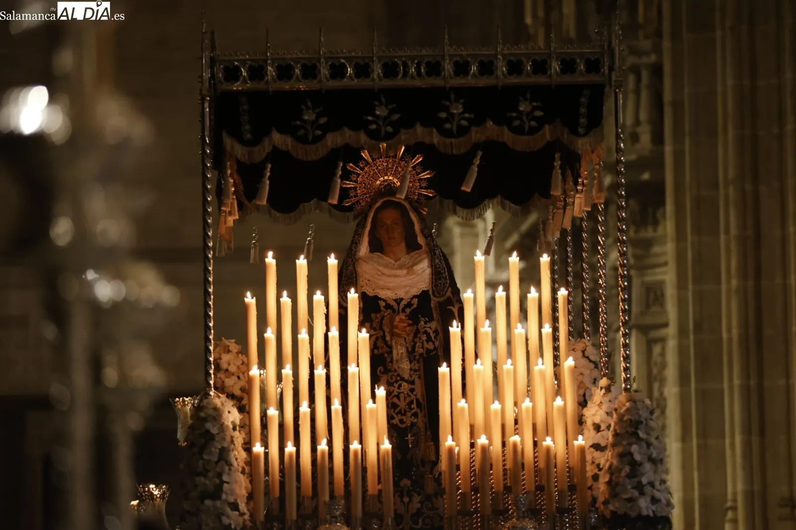 Suspensión de la procesión de La Soledad en Salamanca | Fotos: David Sañudo