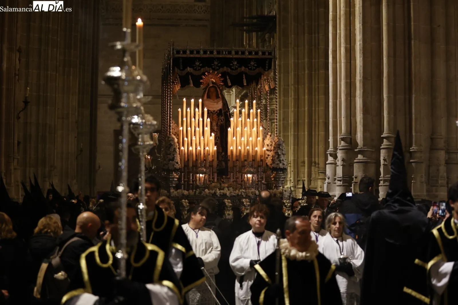 Suspensión de la procesión de La Soledad en Salamanca | Fotos: David Sañudo