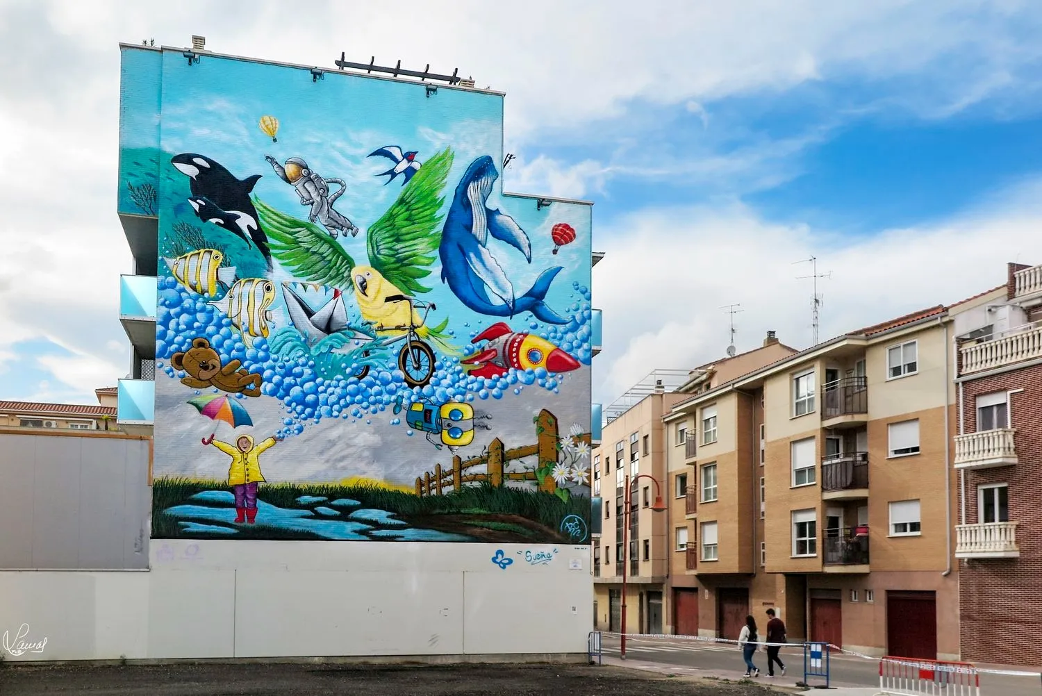 Pinturas murales, Santa Marta de Tormes. Foto de Manuel Lamas