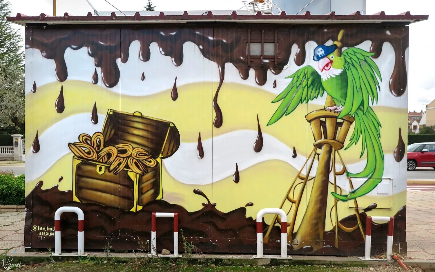 Pinturas murales, Santa Marta de Tormes. Foto de Manuel Lamas