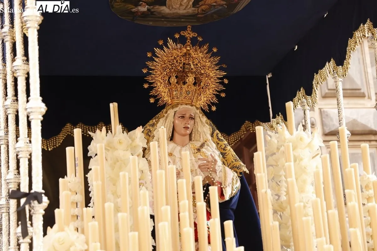 Procesión de la Hermandad Sacramental, Mercedaria y de Penitencia de Nuestro Padre Jesús Despojado de sus Vestiduras y María Santísima de la Caridad y del Consuelo. Fotos: David Sañudo