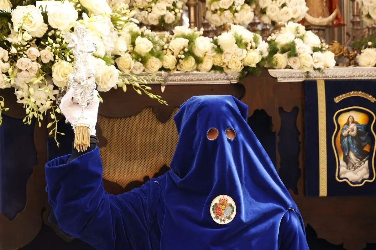 Procesión de la Hermandad Sacramental, Mercedaria y de Penitencia de Nuestro Padre Jesús Despojado de sus Vestiduras y María Santísima de la Caridad y del Consuelo. Fotos: David Sañudo