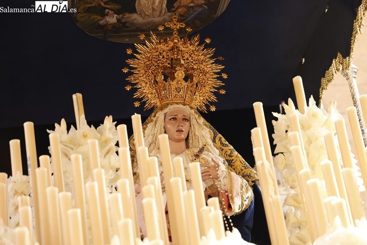 Procesión de la Hermandad Sacramental, Mercedaria y de Penitencia de Nuestro Padre Jesús Despojado de sus Vestiduras y María Santísima de la Caridad y del Consuelo. Fotos: David Sañudo