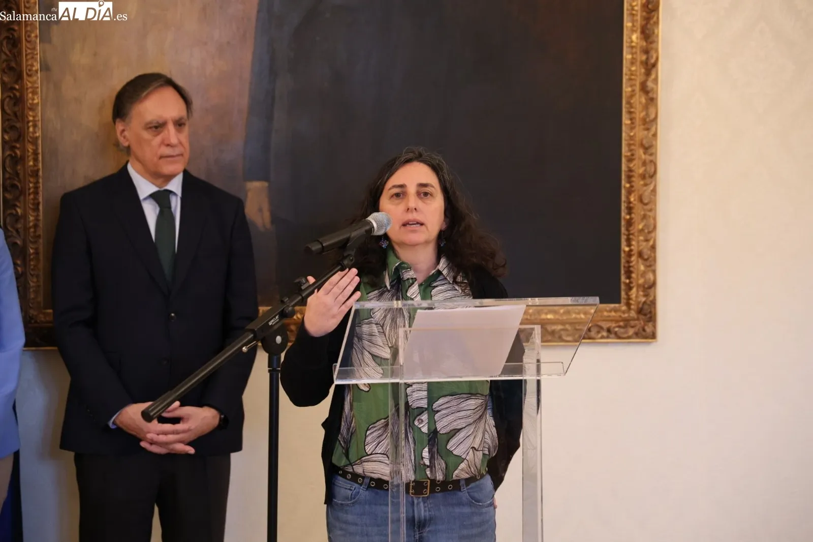 Recepción municipal a  Ariadna, AIPA, Asperger Salamanca y Fundaneed. Foto de David Sañudo