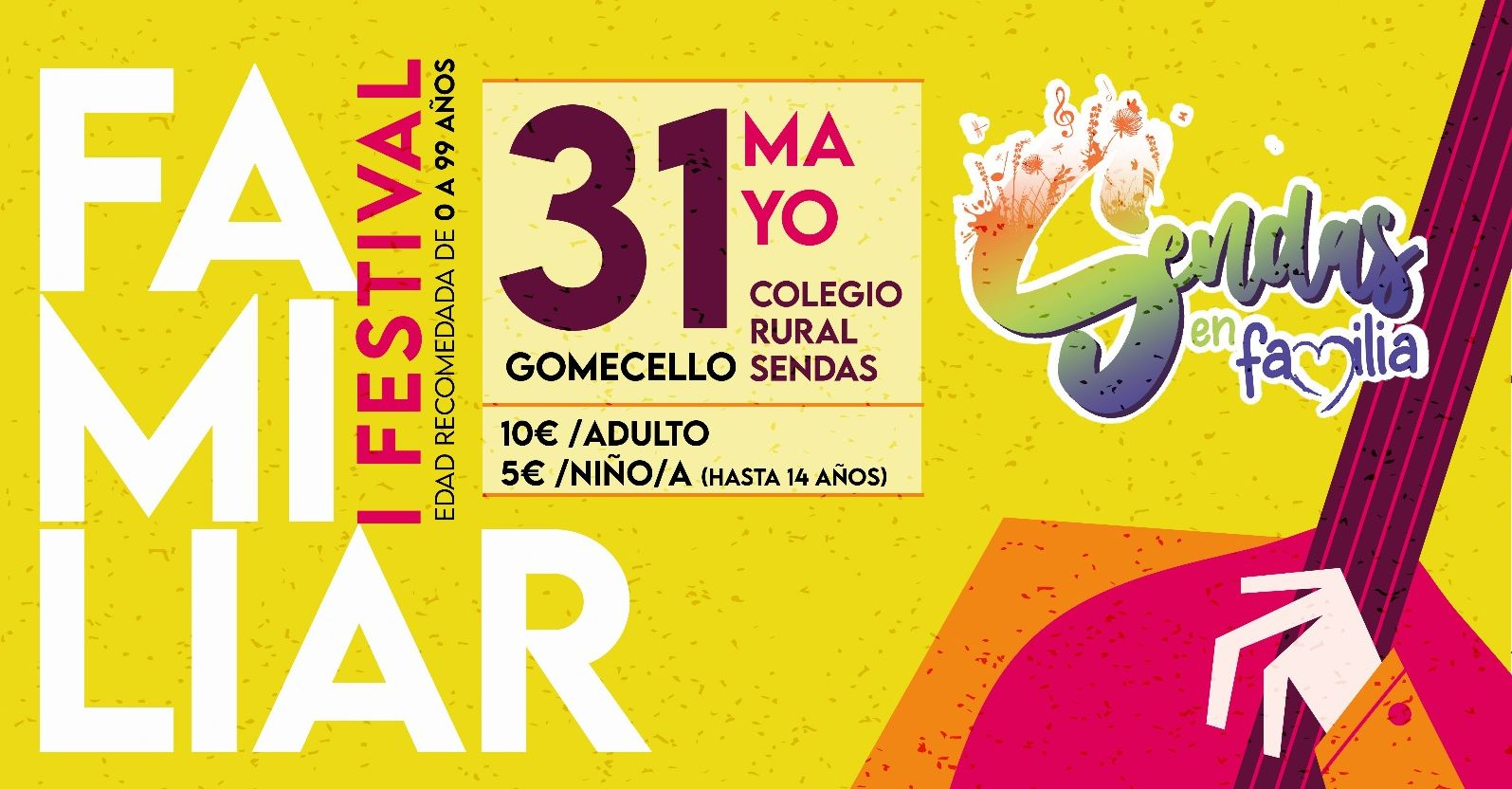 El Colegio Rural Sendas organiza un festival familiar para el fomento de la cultura y las artes escénicas
