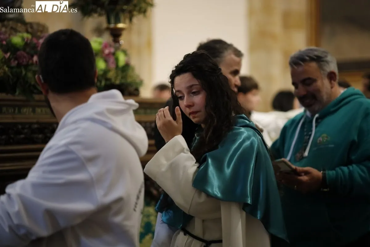 Cancelada la Oración de Jesús en el Huerto de los Olivos en Salamanca. Fotos: David Domínguez
