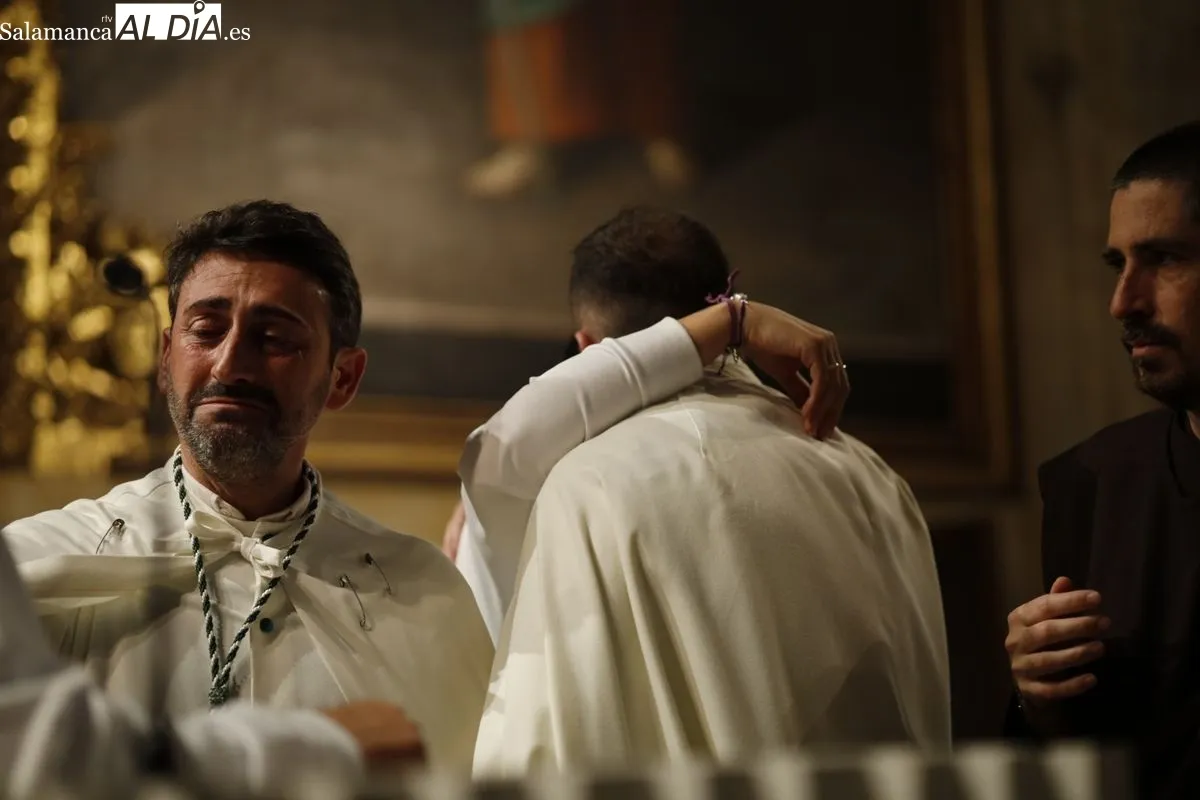 Cancelada la Oración de Jesús en el Huerto de los Olivos en Salamanca. Fotos: David Domínguez