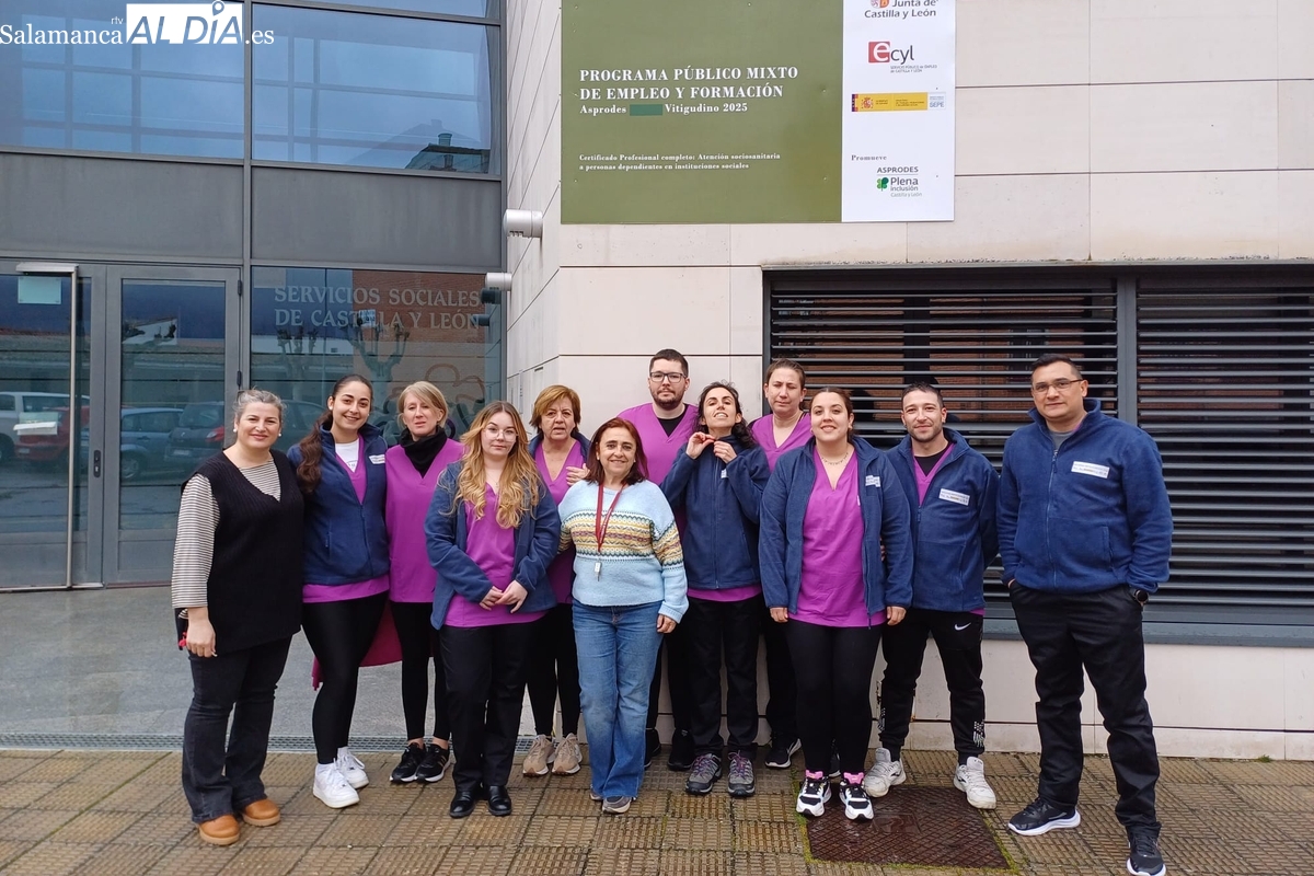 Taller de empleo de Asprodes en Vitigudino