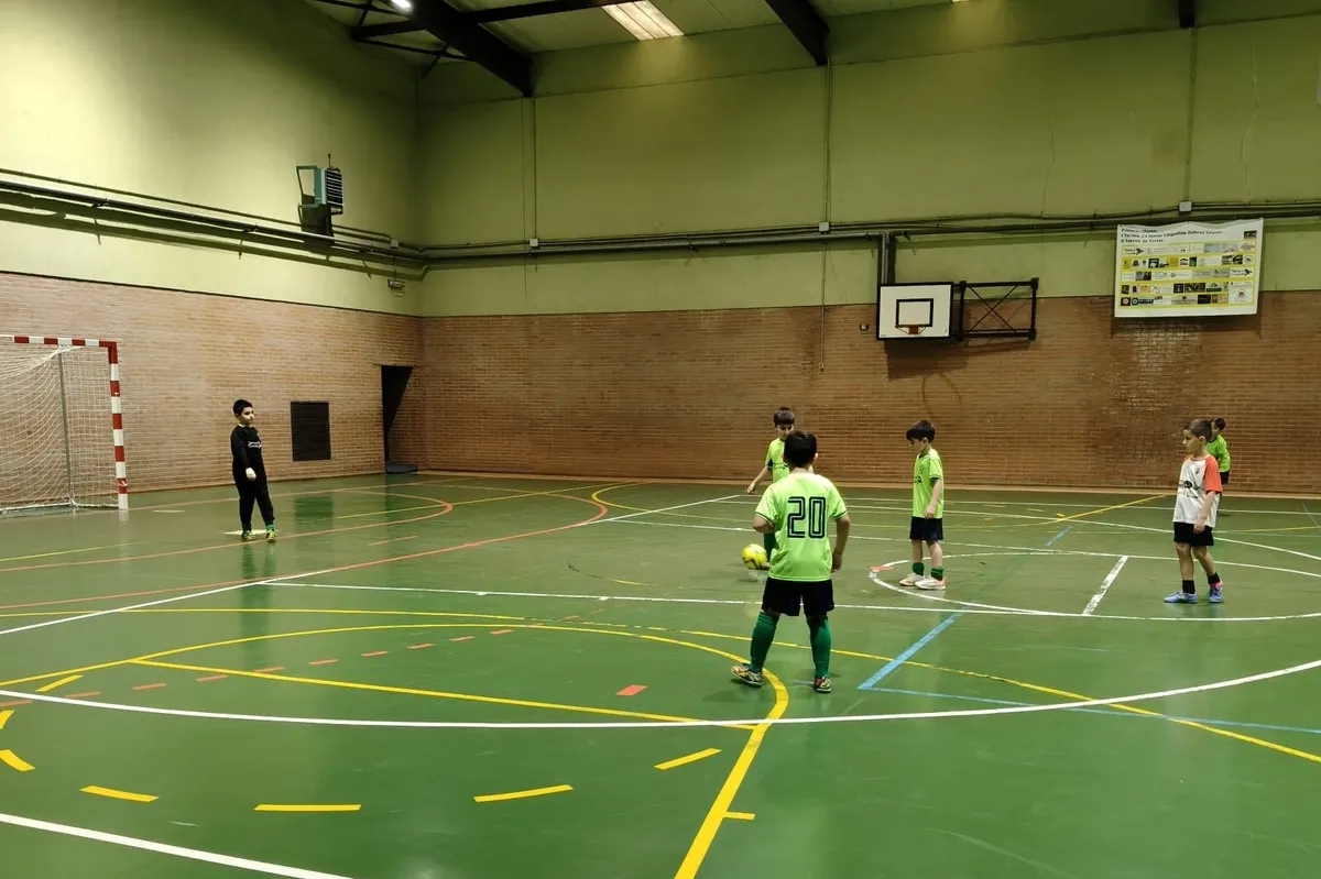 Partido amistoso de fútbol sala en Vitigudino entre el UD Vitigudino y Lumbrales 