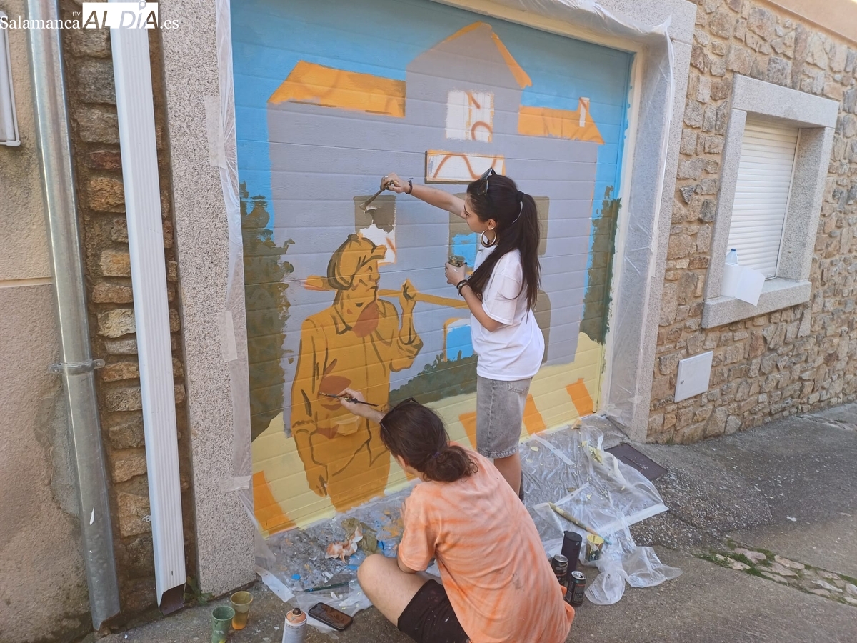 Comienza el II Certamen de Murales de Hinojosa de Duero