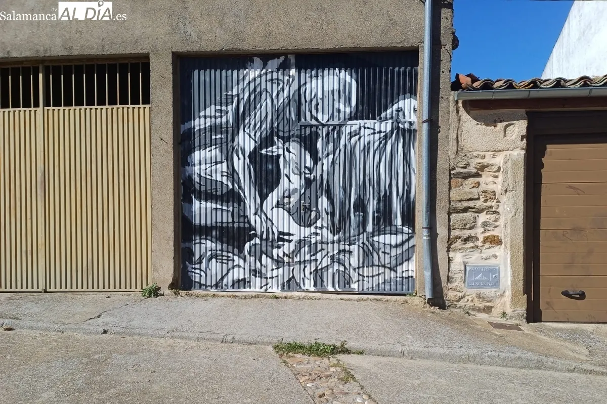 Algunos de los participantes en este II Certamen de Murales de Hinojosa de Duero