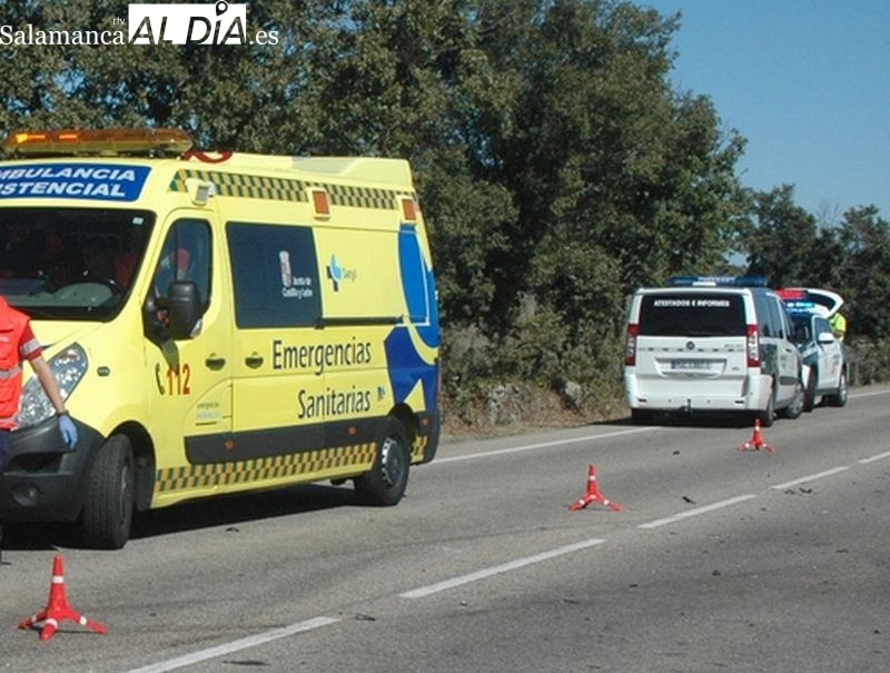 Tres personas heridas, entre ellas una niña de 12 años, en un accidente en la A-62