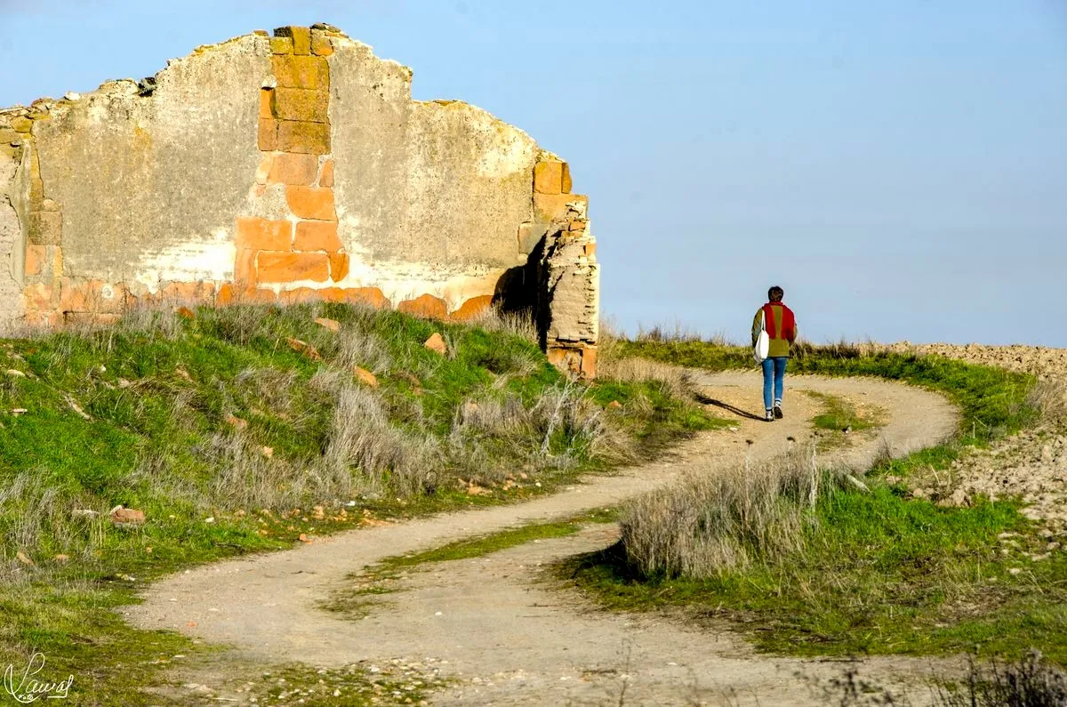 Antigua iglesia del Azud de Riolobos. Foto de Manuel Lamas