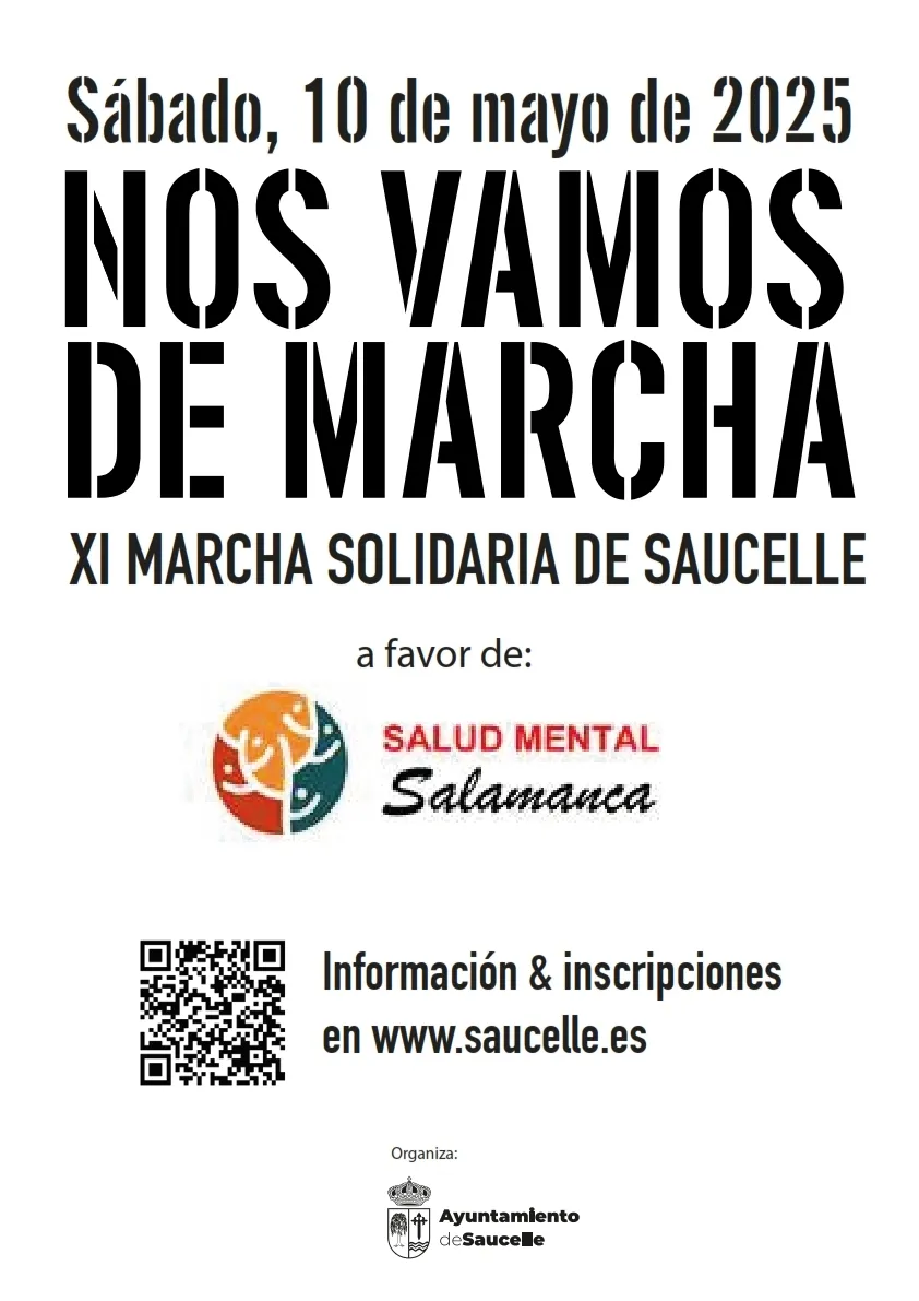 Foto 2 - Saucelle celebra el 10 de mayo su XI Marcha Solidaria a favor de la Asociaci&oacute;n Salud Mental Salamanca