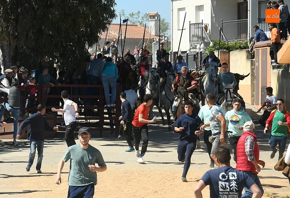 Encierro a caballo en Gallegos de Argañán/ Fotos: Adrián M. Pastor