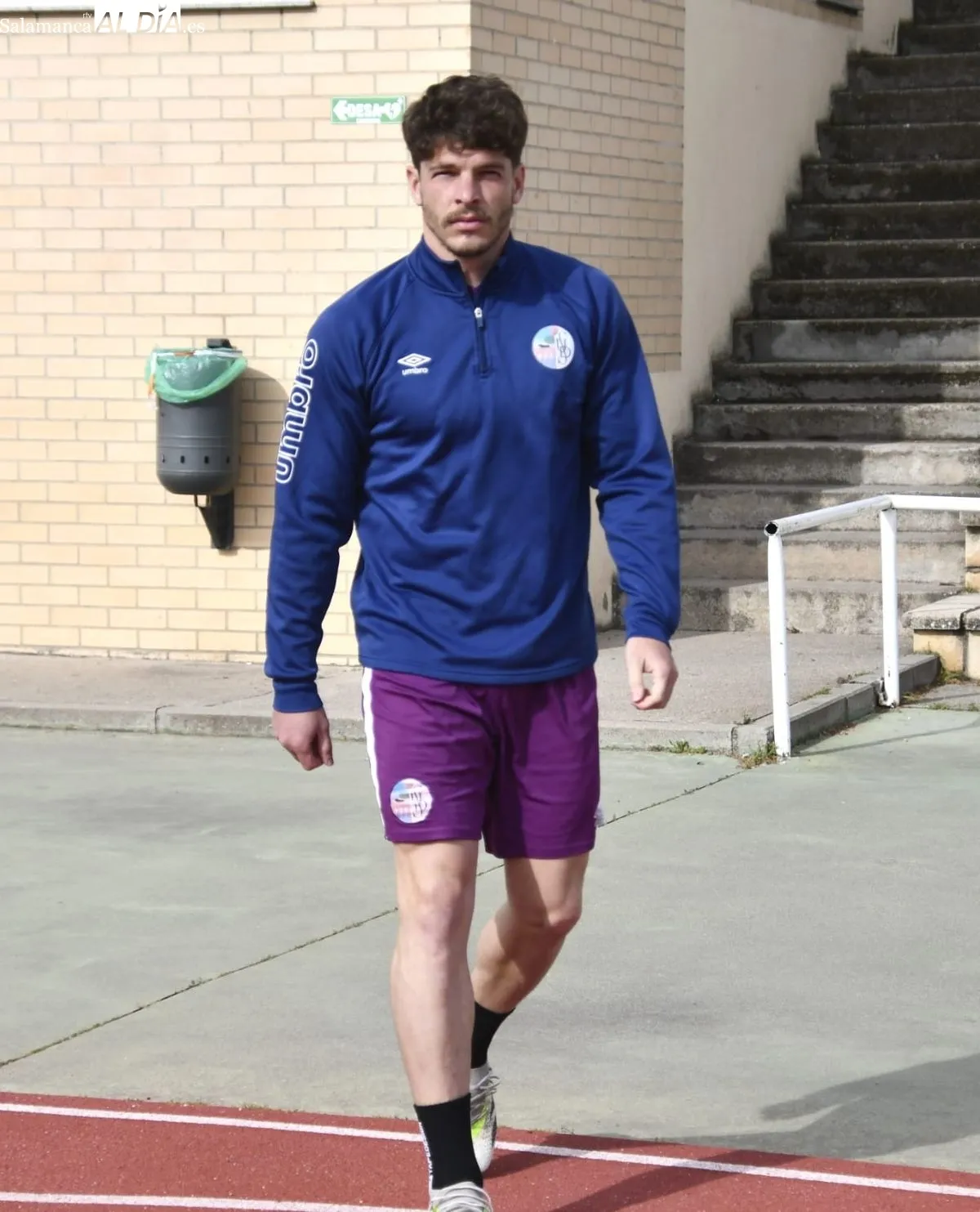 Entrenamiento del Salamanca UDS, este lunes, en las Pistas del Helmántico 
