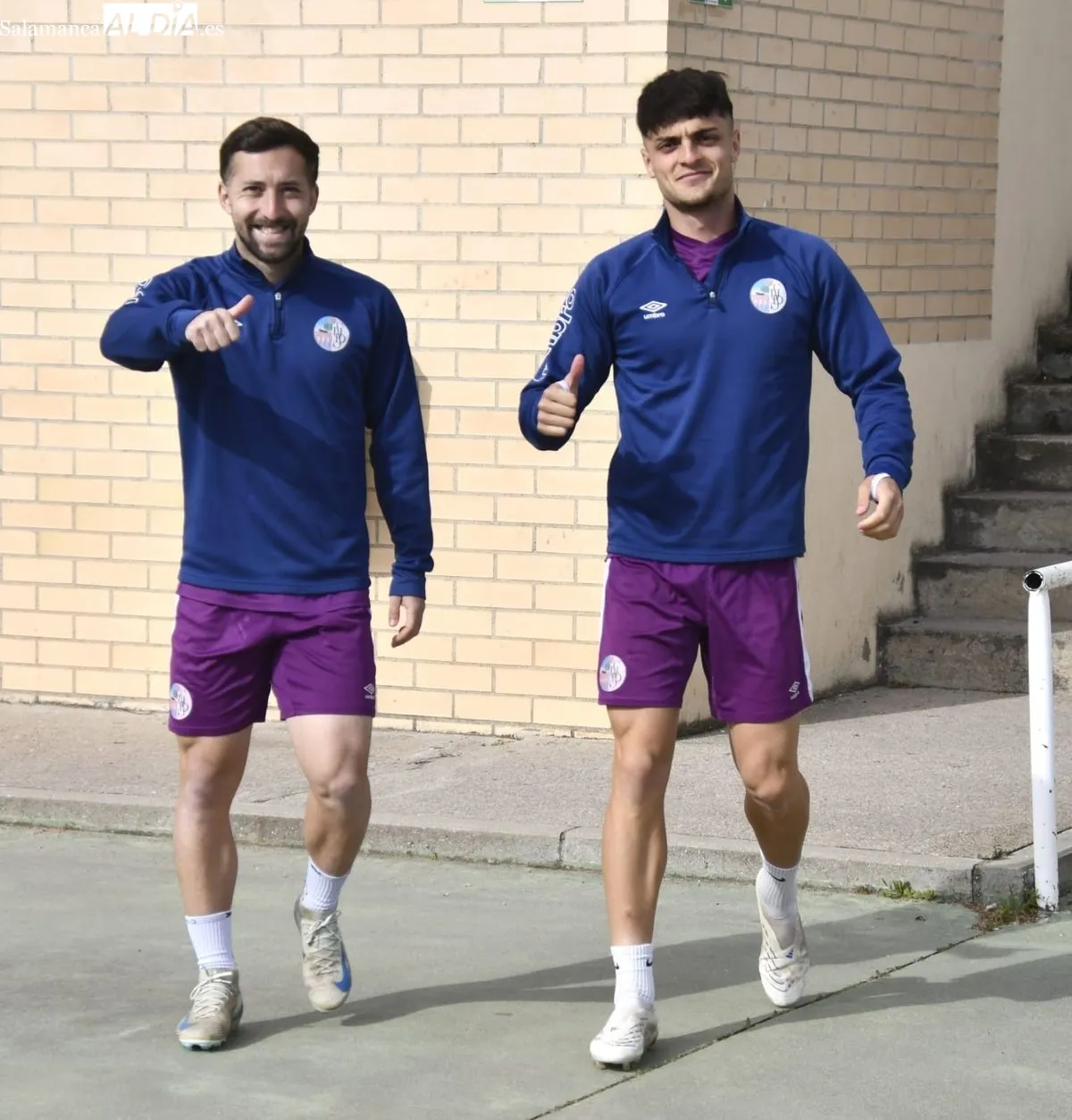 Entrenamiento del Salamanca UDS, este lunes, en las Pistas del Helmántico 