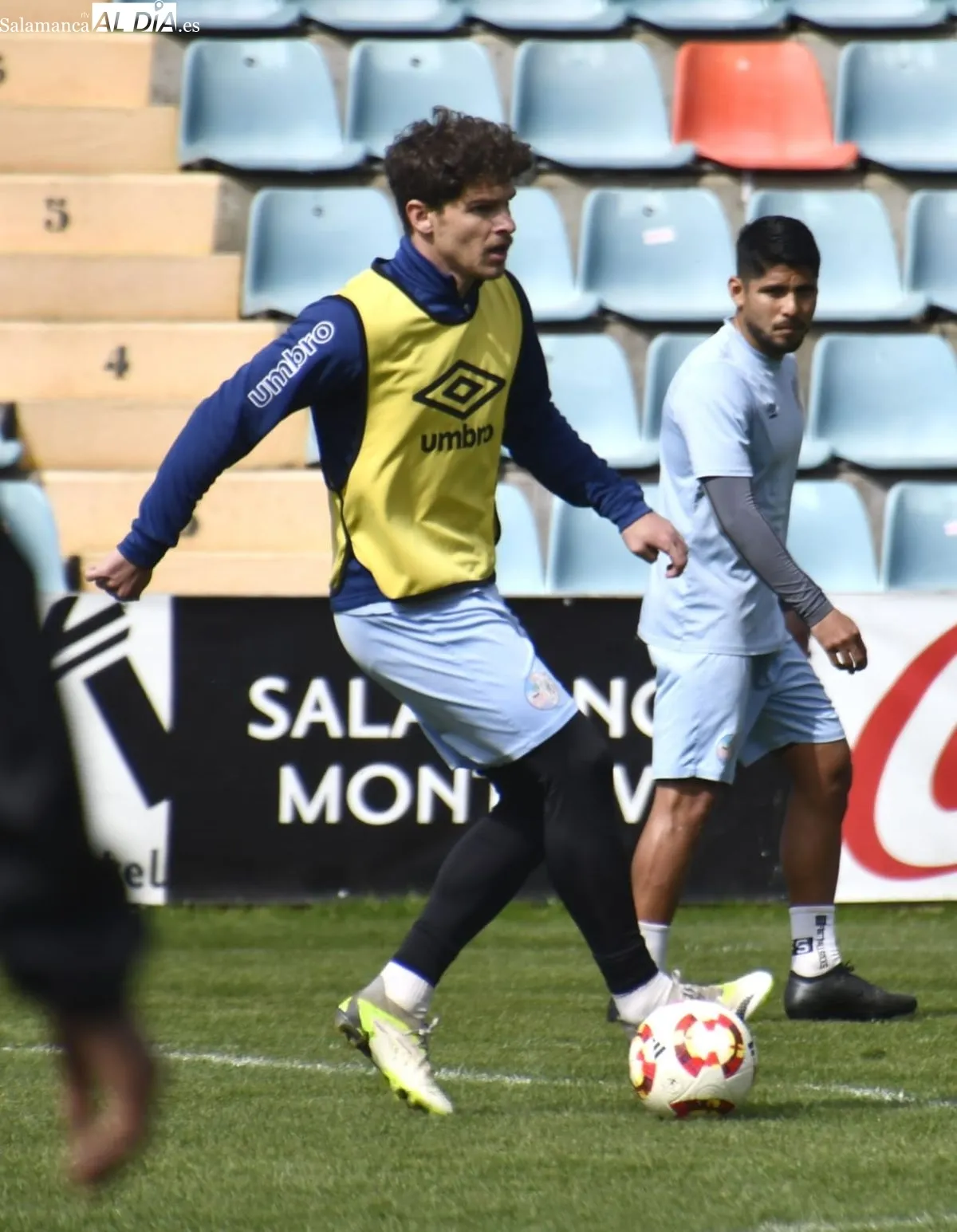 Entrenamiento del Salamanca CF UDS en El Helmántico 