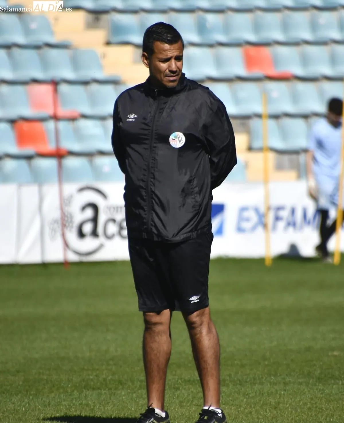 Primeros minutos del entrenamiento de este martes en el Helmántico