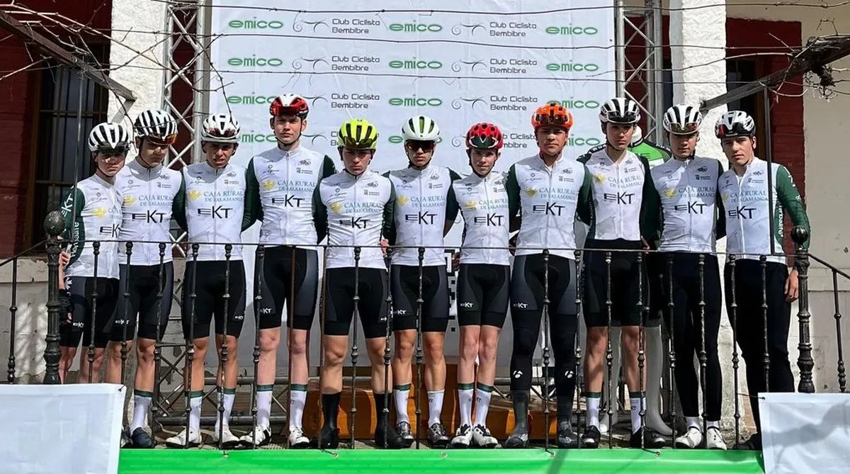 El equipo salmantino Caja Rural-EKT comienza liderando la Copa Cadete de Castilla y León de ruta