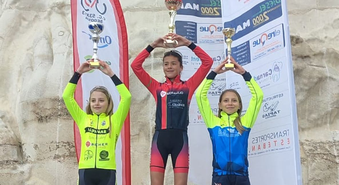 Martina Santos logra podio en el Trofeo Escuelas de Segovia | Ciclismo base