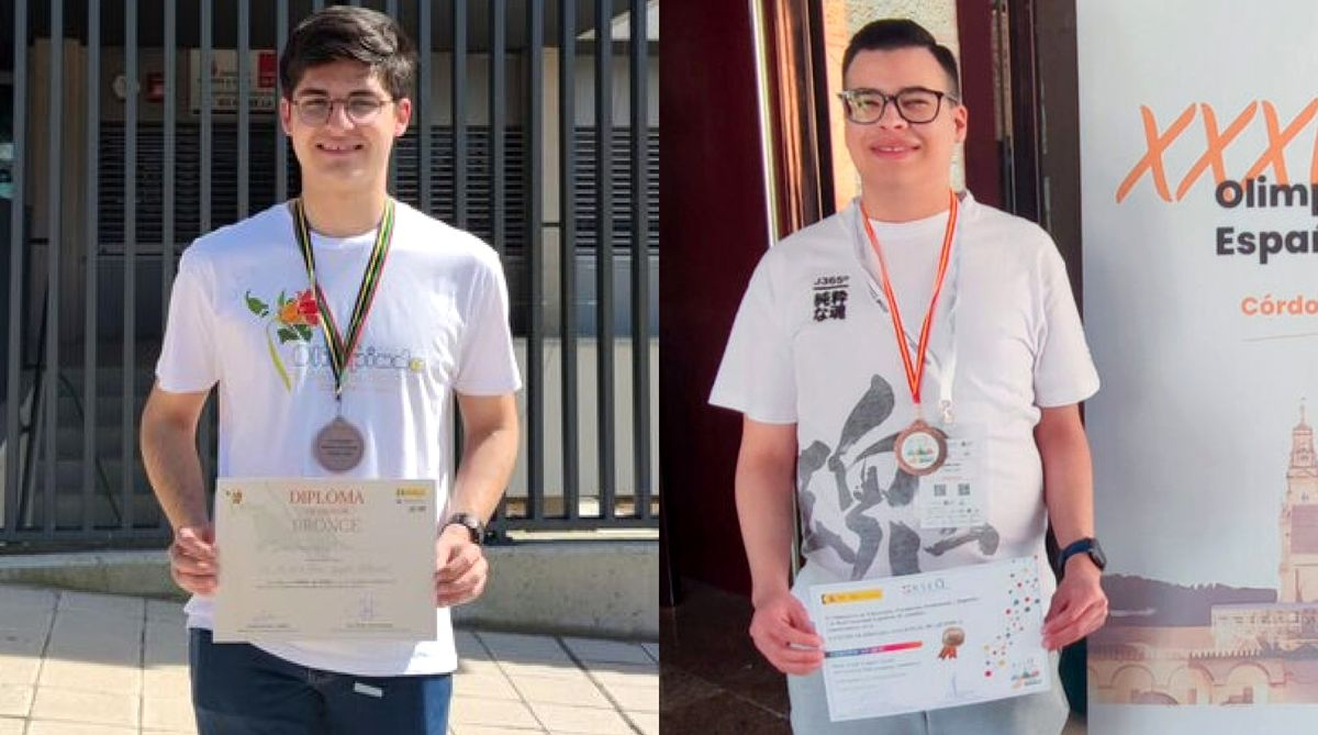 Dos estudiantes de Guijuelo brillan en las Olimpiadas nacionales de Biología y Química